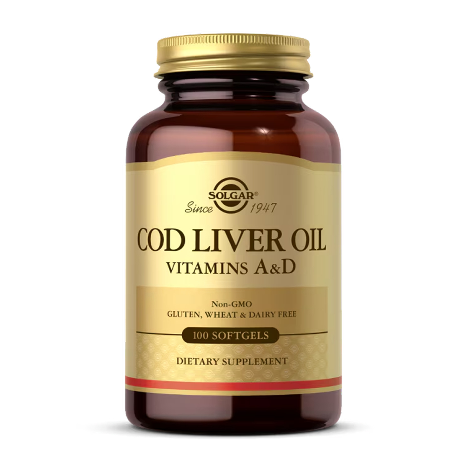 Cod Liver Oil Vitamins A&D - 100 softgels Cod Liver Oil Vitamins A&D - 100 softgels