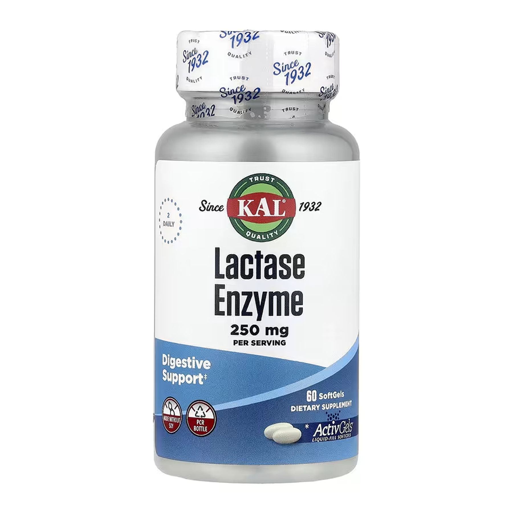 Lactase Enzyme 250mg - 60 softgels Lactase Enzyme 250mg - 60 softgels