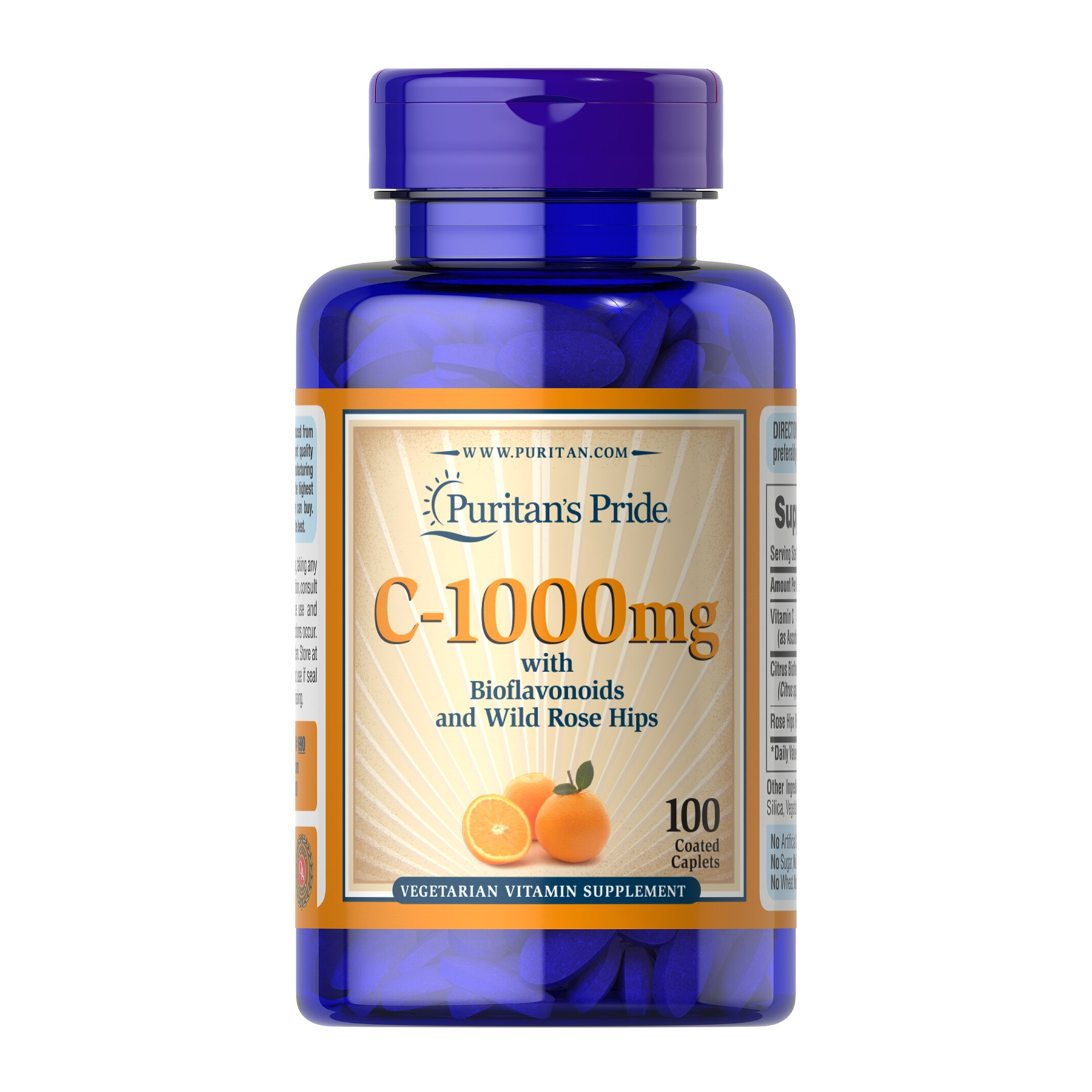 Vitamin C-1000 mg with Bioflavonoids & Rose Hips - 100 caps Vitamin C-1000 mg with Bioflavonoids & Rose Hips - 100 caps