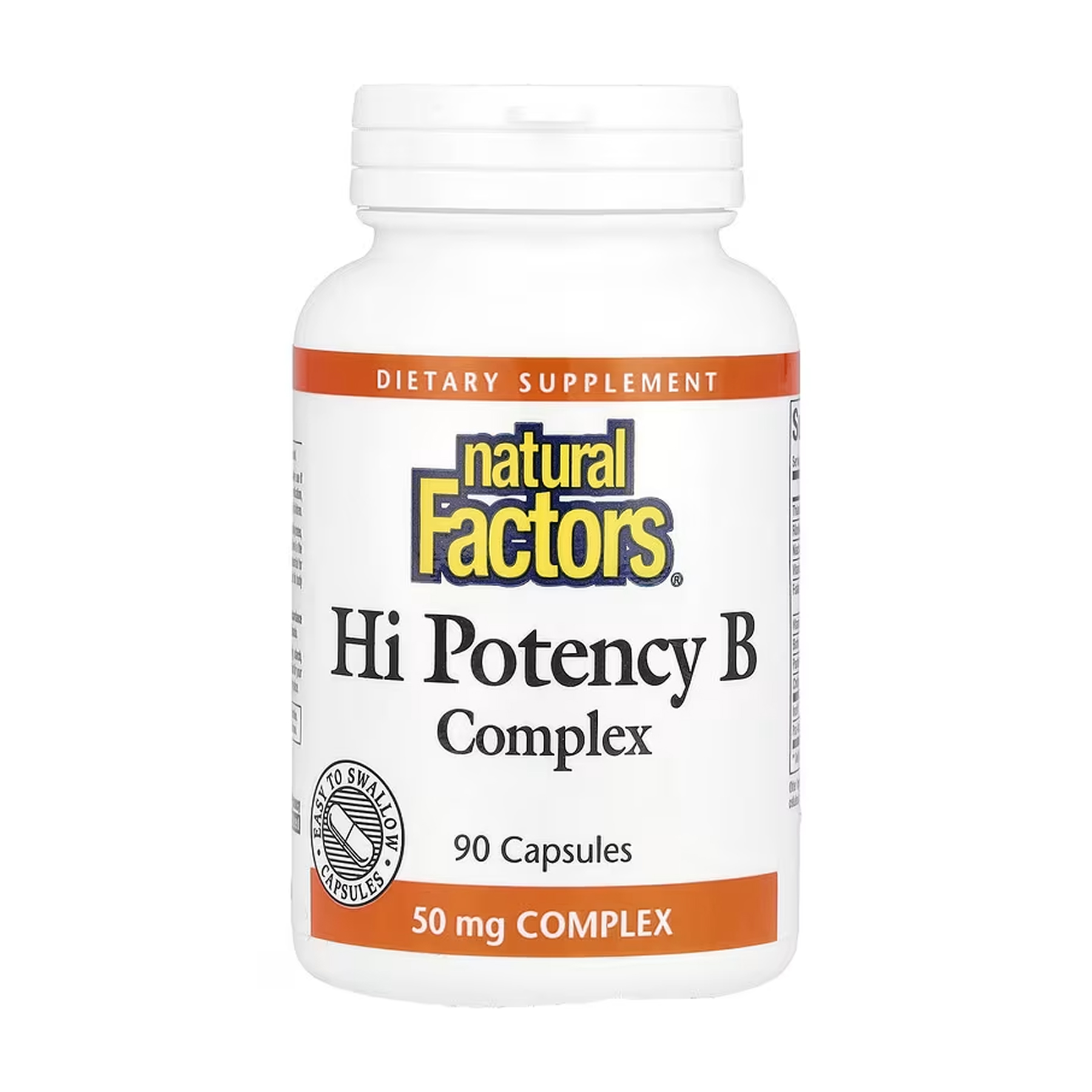 Hi Potency B Complex 50mg - 90 caps Hi Potency B Complex 50mg - 90 caps