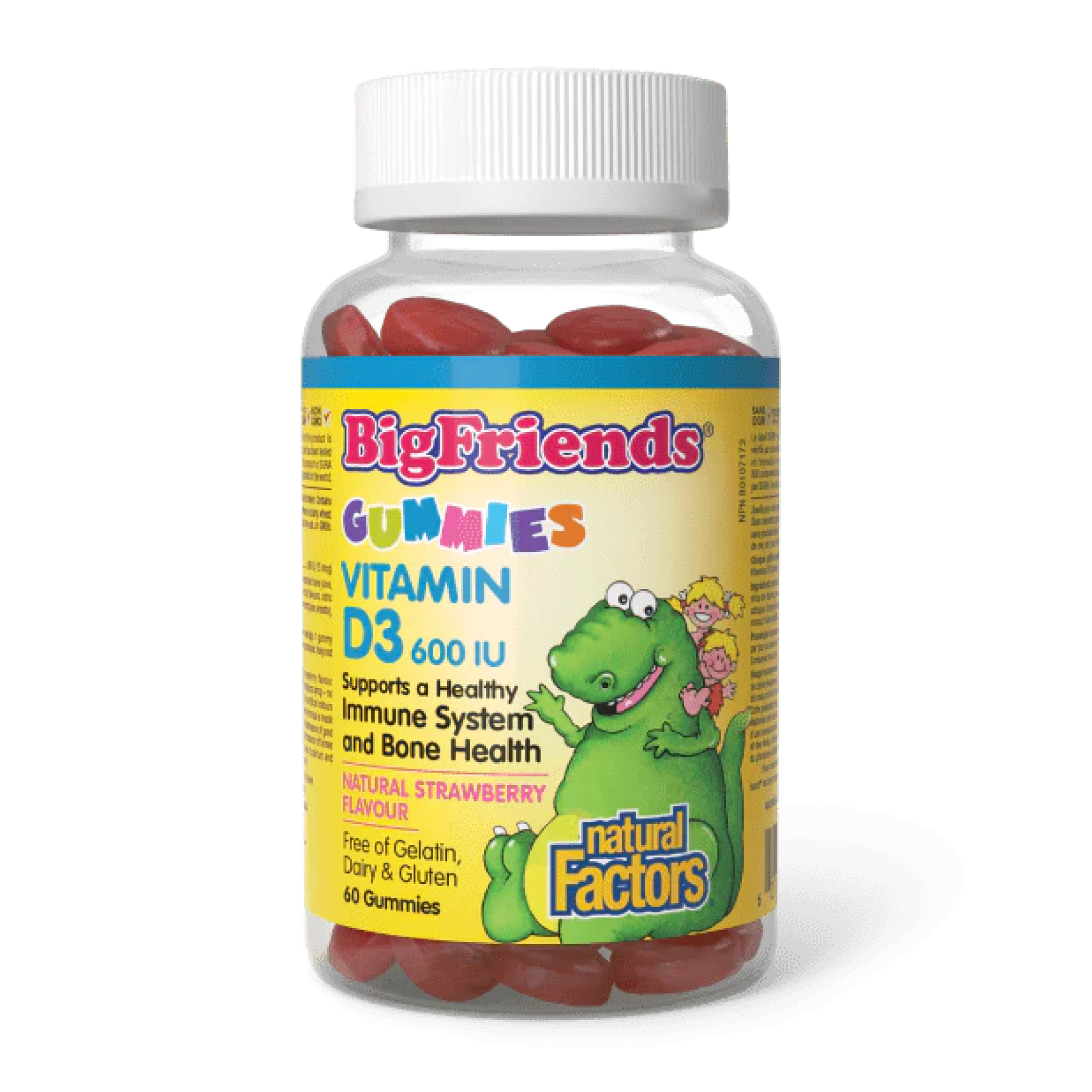 BigFriends Vitamin D3 Gummies 600 IU - 60 gummies BigFriends Vitamin D3 Gummies 600 IU - 60 gummies