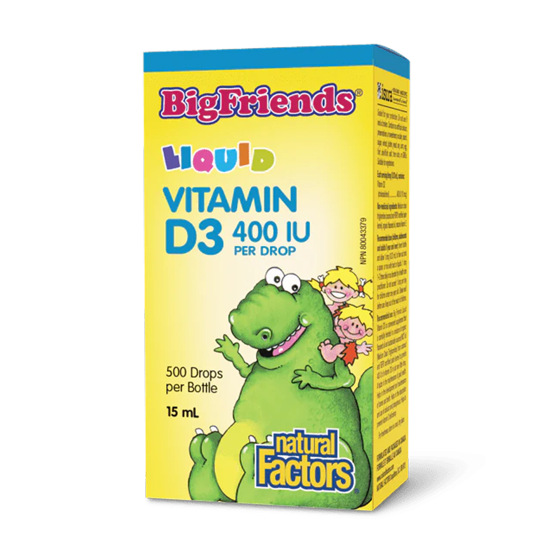 BigFriends Liquid Vitamin D3 400 IU - 15ml BigFriends Liquid Vitamin D3 400 IU - 15ml