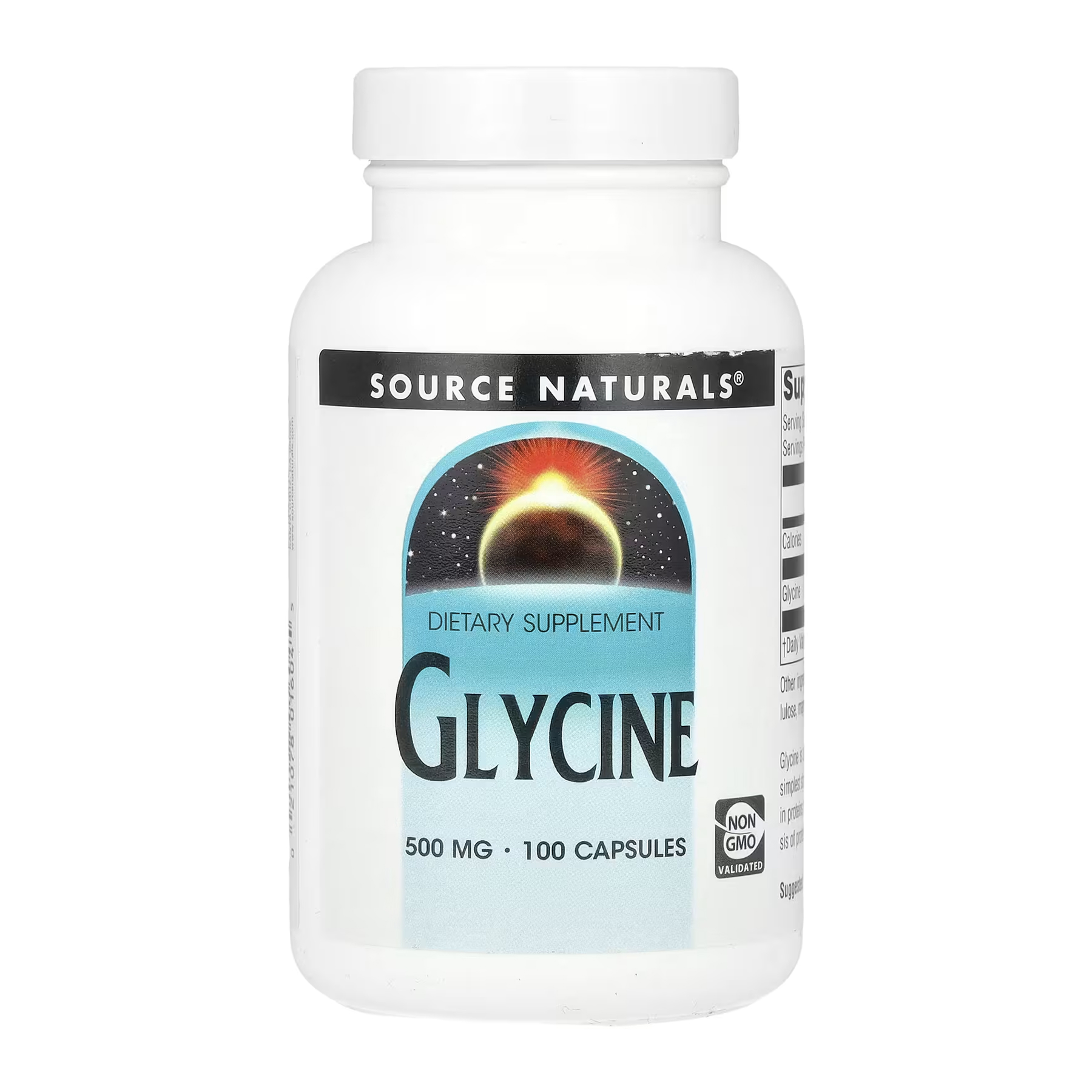 Glycine 500 mg - 100 caps Glycine 500 mg - 100 caps