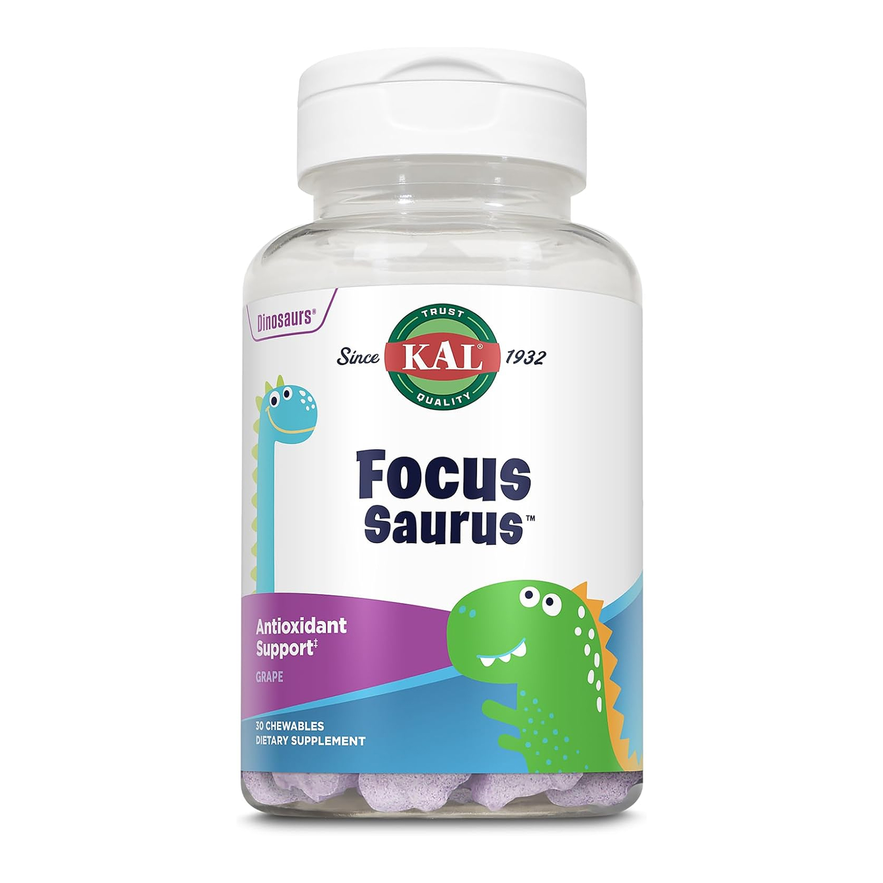 Focus-Saurus - 30 chewables Grape Focus-Saurus - 30 chewables Grape