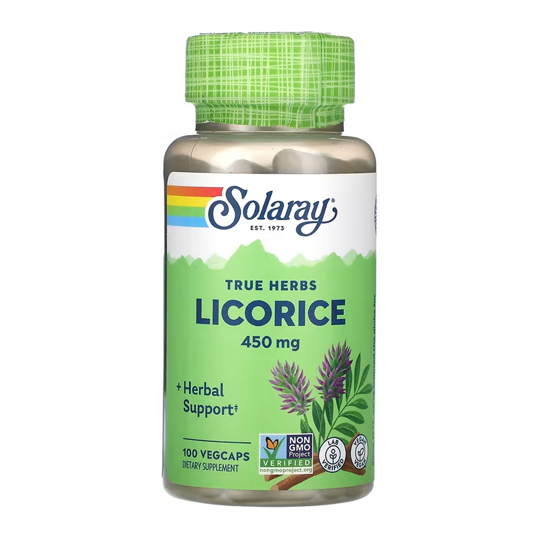Licorice 450mg - 100 vcaps Licorice 450mg - 100 vcaps