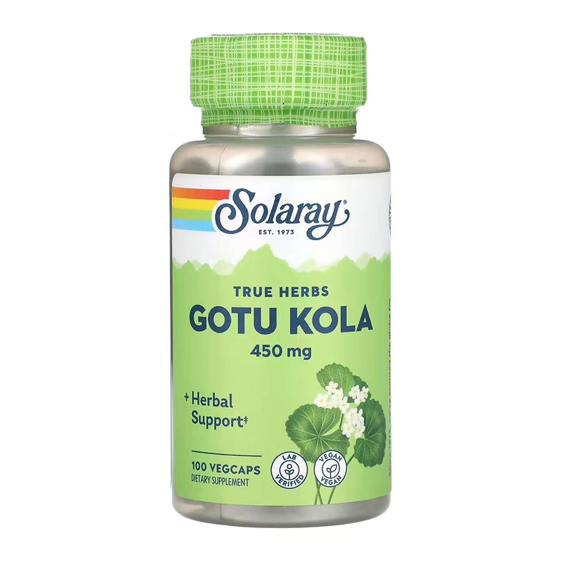 Gotu Kola Aerial 450mg - 100 vcaps Gotu Kola Aerial 450mg - 100 vcaps