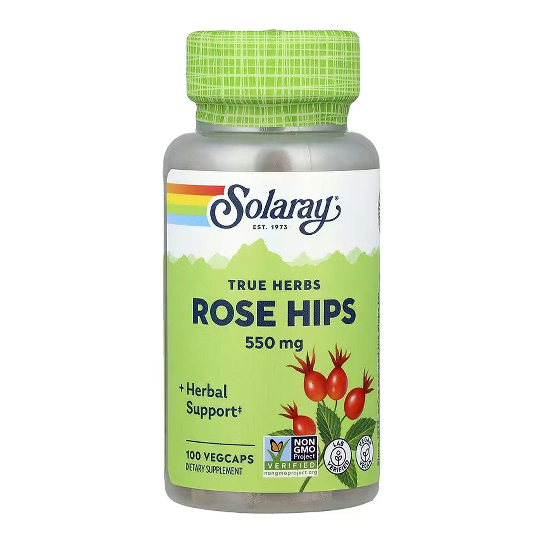 Rose Hips Fruit 550mg - 100 vcaps Rose Hips Fruit 550mg - 100 vcaps