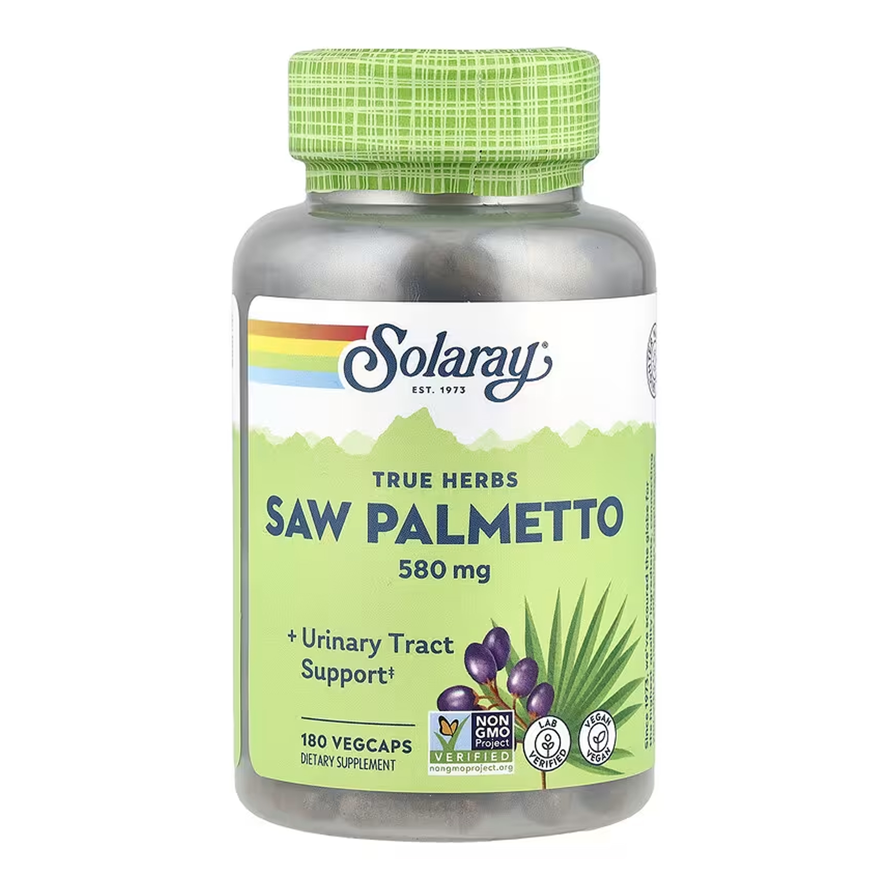 Saw Palmetto Berry 580mg - 180 vcaps Saw Palmetto Berry 580mg - 180 vcaps
