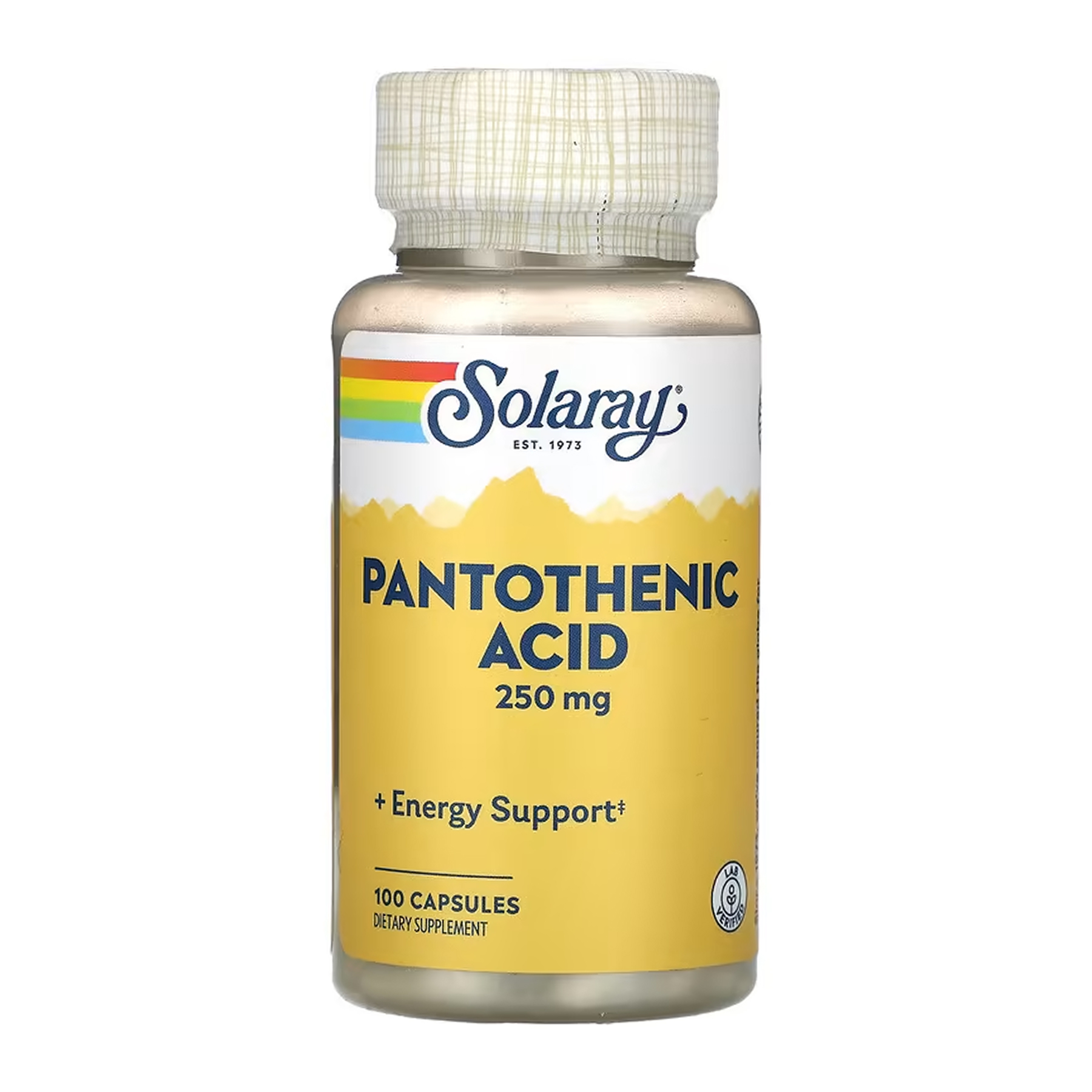 Pantothenic Acid 250mg - 100 caps Pantothenic Acid 250mg - 100 caps