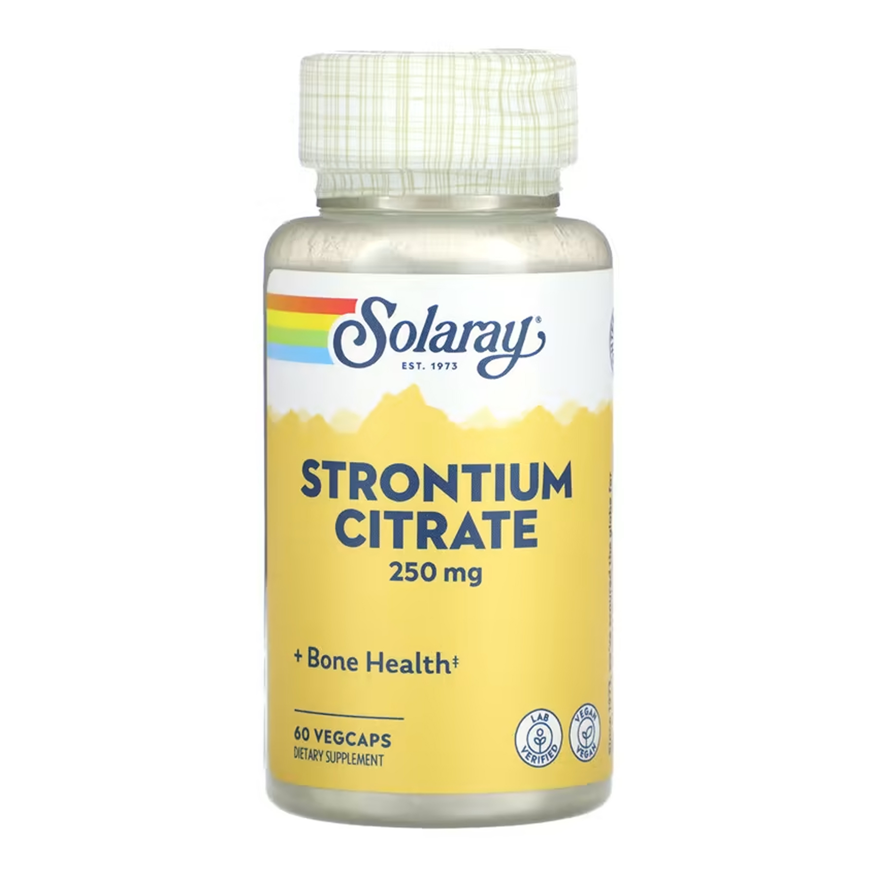 Strontium Citrate 250mg - 60 vcaps Strontium Citrate 250mg - 60 vcaps