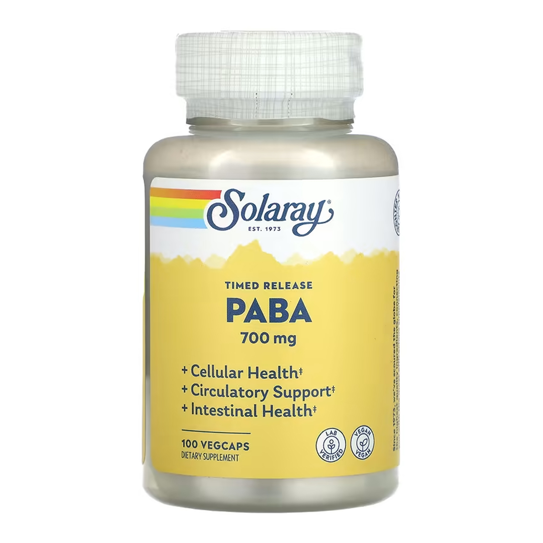 PABA 700mg - 100 vcaps PABA 700mg - 100 vcaps