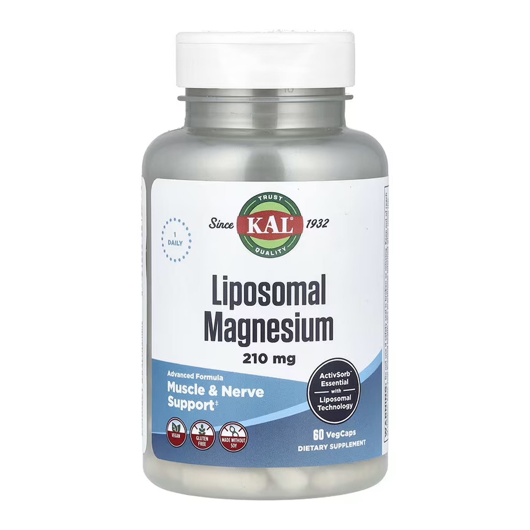 Liposomal Magnesium 210mg - 60 vcaps Liposomal Magnesium 210mg - 60 vcaps