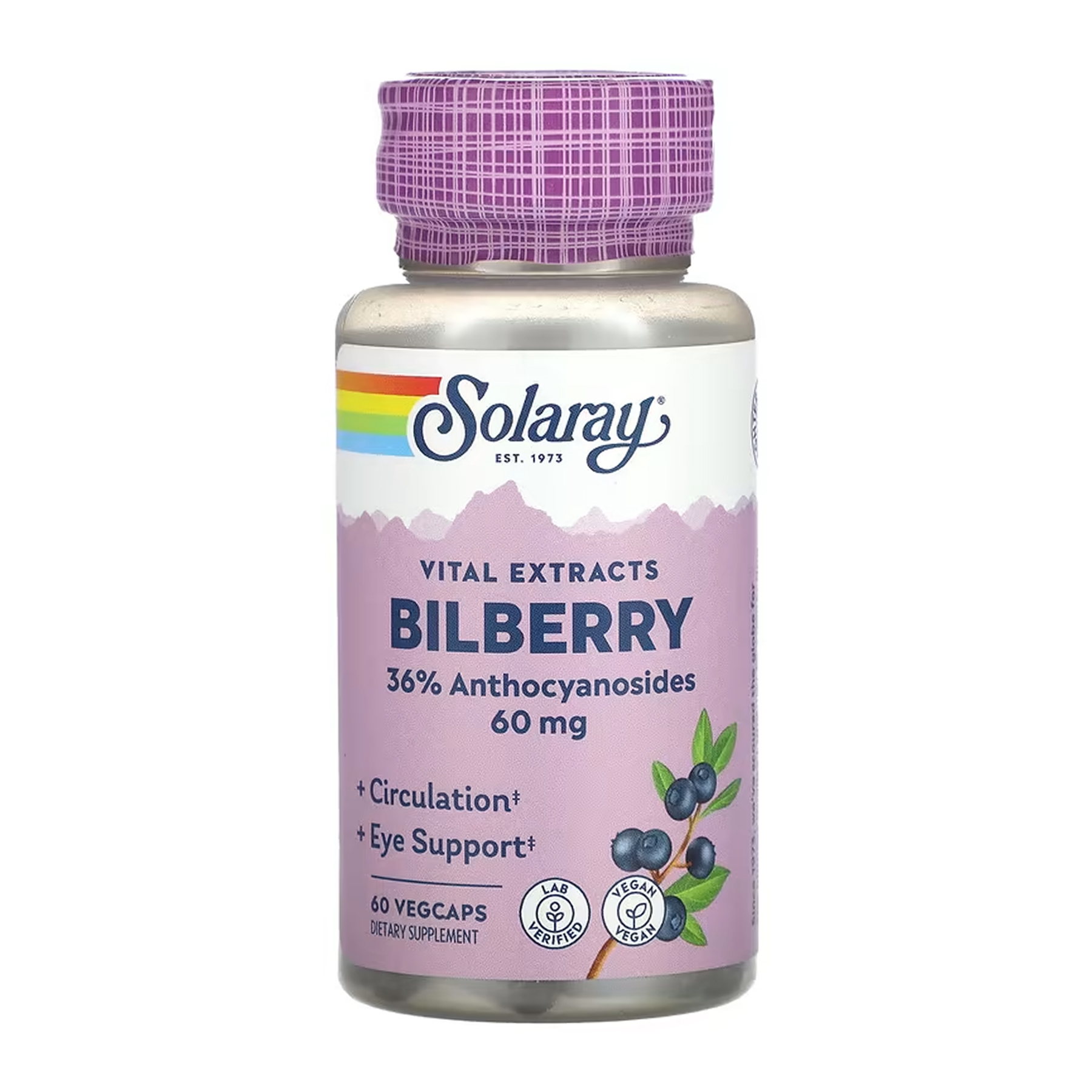 Bilberry Berry Extract 60mg - 60 vcaps Bilberry Berry Extract 60mg - 60 vcaps