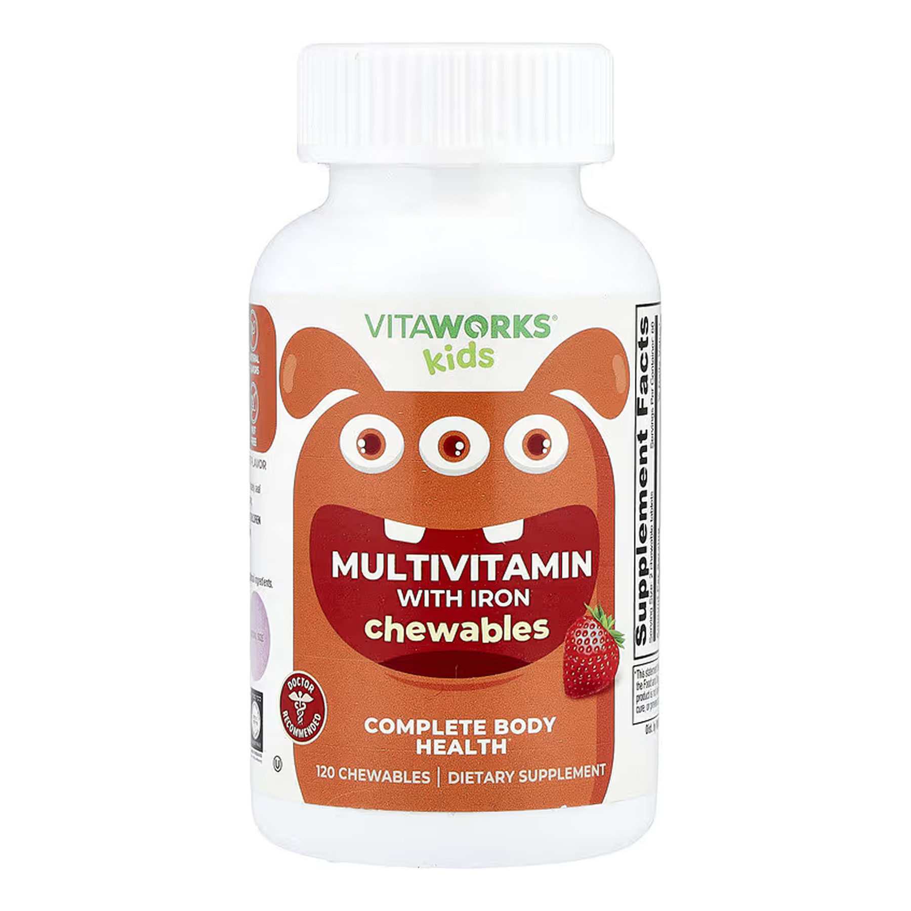 VitaWorks Kids Multivitamin with Iron - 120 chewables VitaWorks Kids Multivitamin with Iron - 120 chewables