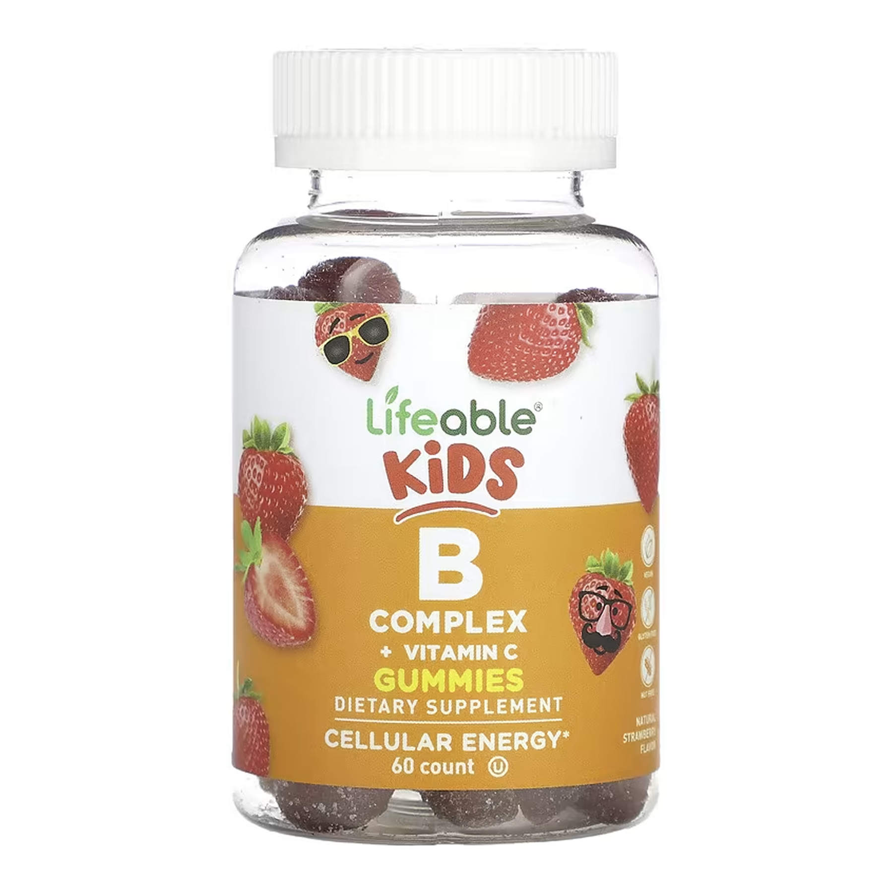 B Complex + Vitamin C Kids - 60 gummies B Complex + Vitamin C Kids - 60 gummies