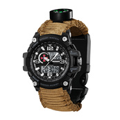 Patriot 012BKSU ЗСУ Чорні Паракордовий ремінець Khaki + Коробка. Зображення №2 Patriot 012BKSU ЗСУ Чорні Паракордовий ремінець Khaki + Коробка. Зображення №2