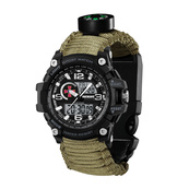 Patriot 012BKSU ЗСУ Чорні Паракордовий ремінець Army Green + Коробка. Зображення №2