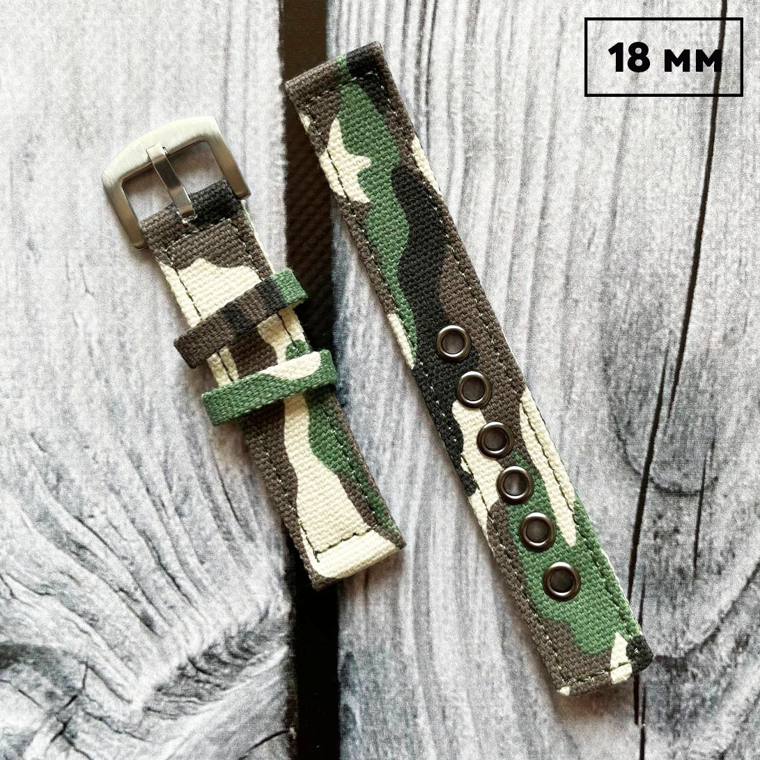 Ремінець подвійний Camo Multicam 18 мм Ремінець подвійний Camo Multicam 18 мм
