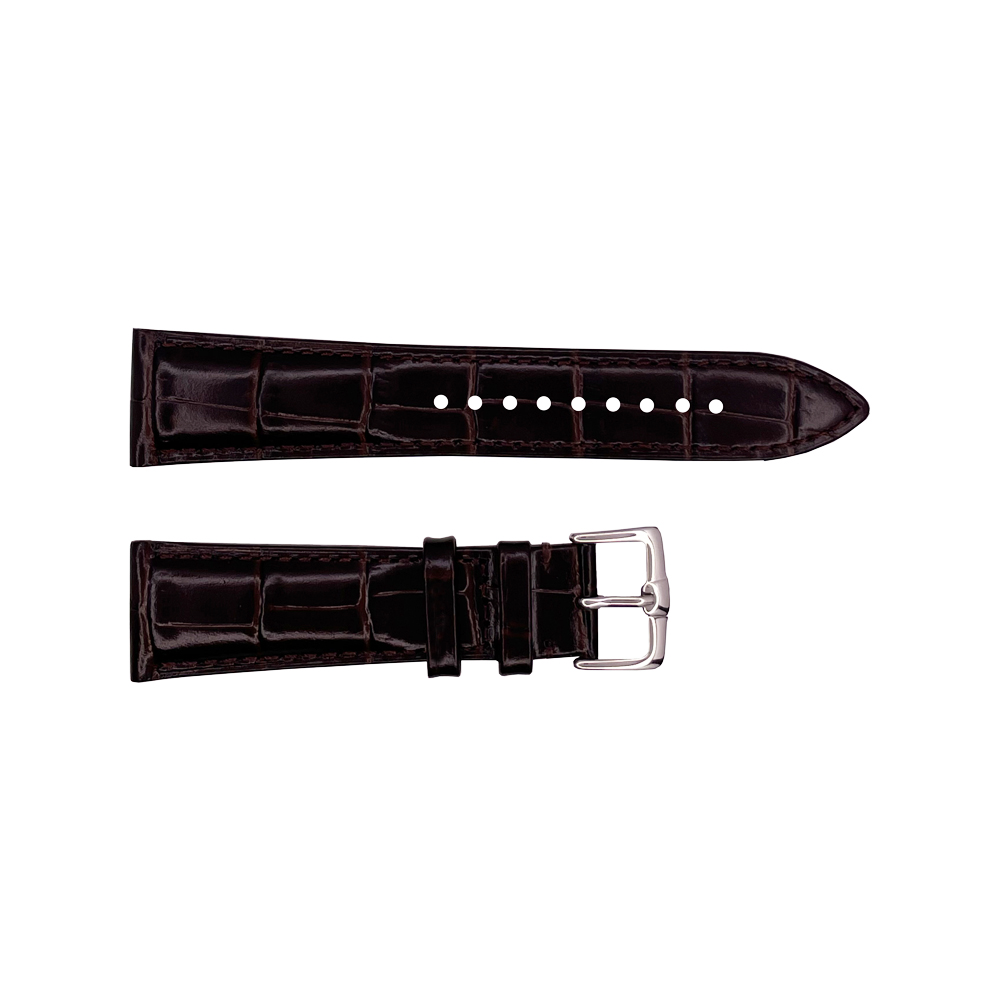 Шкіряний ремінець Premium 24х22 мм. Brown Шкіряний ремінець Premium 24х22 мм. Brown