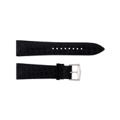 Шкіряний ремінець Premium 18х16 мм. Black. Зображення №2