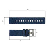 Ремінець для годинника Skmei 1213 Jeans. Зображення №3