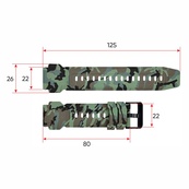 Ремінець для смарт годинника Modfit Warrior Camo Green. Зображення №3 Ремінець для смарт годинника Modfit Warrior Camo Green. Зображення №3
