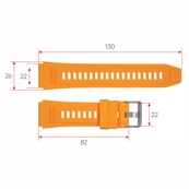 Ремінець для смарт годинника Modfit Combat Orange. Зображення №3