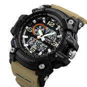 Skmei 1283 Black-Khaki Wristband.. Зображення №2 Skmei 1283 Black-Khaki Wristband.. Зображення №2