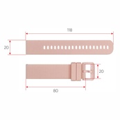 Ремінець для смарт годинника Modfit Zoopex Pink. Зображення №3