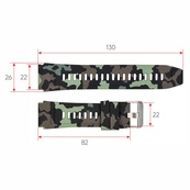 Ремінець для смарт годинника K59 Camo Green. Зображення №3