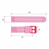 Ремінець для смарт годинника ALDT7 Pink. Зображення №3