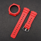 Ремінець + безель (рант) для Casio G-Shock GA-2100 Red SI. Зображення №2 Ремінець + безель (рант) для Casio G-Shock GA-2100 Red SI. Зображення №2