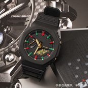 Ремінець + безель (рант) для Casio G-Shock GA-2100 Black BK. Зображення №6 Ремінець + безель (рант) для Casio G-Shock GA-2100 Black BK. Зображення №6