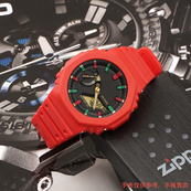 Ремінець + безель (рант) для Casio G-Shock GA-2100 Red SI. Зображення №5 Ремінець + безель (рант) для Casio G-Shock GA-2100 Red SI. Зображення №5