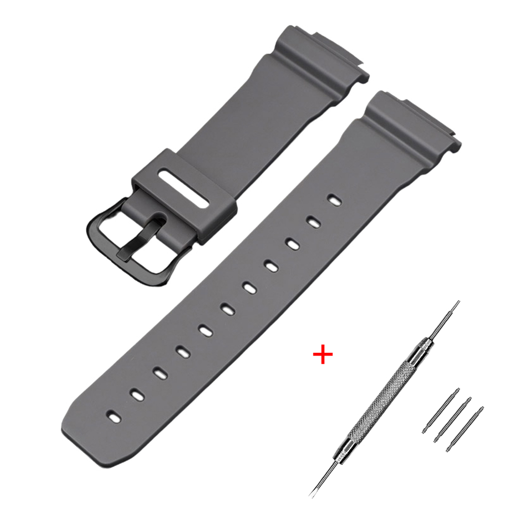 Ремінець для Casio G-Shock DW-6900 Gray BK Ремінець для Casio G-Shock DW-6900 Gray BK