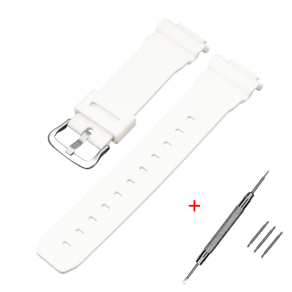 Ремінець для Casio G-Shock DW-6900 White SI Ремінець для Casio G-Shock DW-6900 White SI