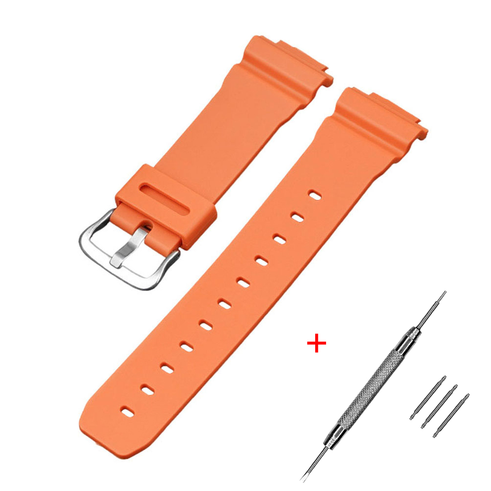Ремінець для Casio G-Shock DW-6900 Orange SI Ремінець для Casio G-Shock DW-6900 Orange SI