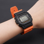 Ремінець для Casio G-Shock DW-6900 Orange SI. Зображення №8 Ремінець для Casio G-Shock DW-6900 Orange SI. Зображення №8