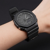 Ремінець для Casio G-Shock GM-2100 Black SI. Зображення №7 Ремінець для Casio G-Shock GM-2100 Black SI. Зображення №7