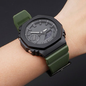Ремінець для Casio G-Shock GM-2100 B Army Green BK. Зображення №6 Ремінець для Casio G-Shock GM-2100 B Army Green BK. Зображення №6