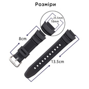 Ремінець для Casio G-Shock AE-1000/1200 Blue BK. Зображення №4 Ремінець для Casio G-Shock AE-1000/1200 Blue BK. Зображення №4