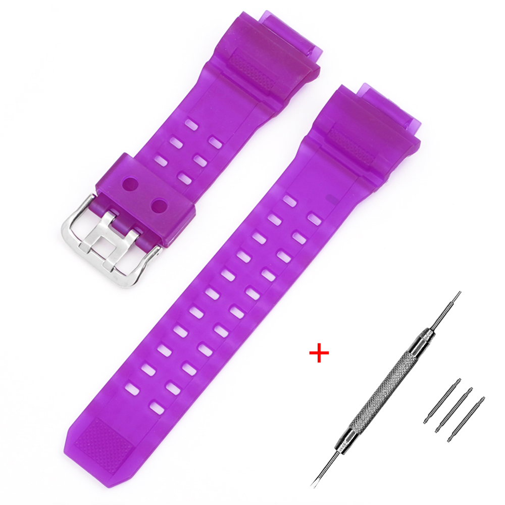 Ремінець для Casio G-Shock GW-9400 Transl Purple SI Ремінець для Casio G-Shock GW-9400 Transl Purple SI