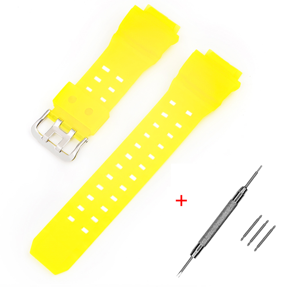 Ремінець для Casio G-Shock GW-9400 Yellow SI Ремінець для Casio G-Shock GW-9400 Yellow SI