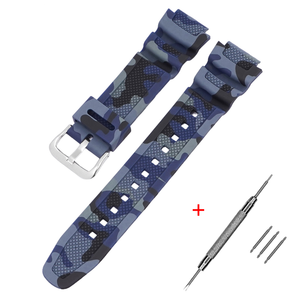 Ремінець для Casio G-Shock AQ-S800/AE-1200 Camo Dark Blue SL Ремінець для Casio G-Shock AQ-S800/AE-1200 Camo Dark Blue SL