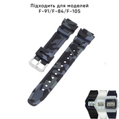 Ремінець для Casio G-Shock AQ-S800/AE-1200 Camo Black SI. Зображення №2 Ремінець для Casio G-Shock AQ-S800/AE-1200 Camo Black SI. Зображення №2
