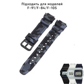 Ремінець для Casio G-Shock AQ-S800/AE-1200 Camo Black BK. Зображення №2 Ремінець для Casio G-Shock AQ-S800/AE-1200 Camo Black BK. Зображення №2