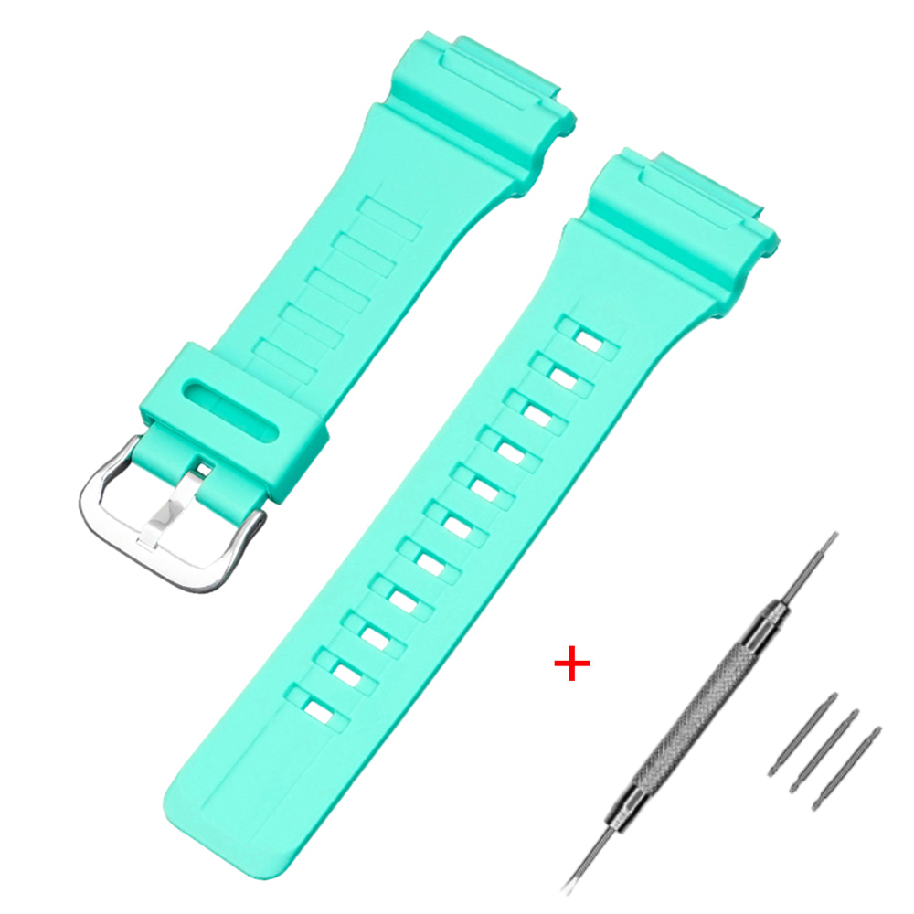 Ремінець для Casio AE-1000W Light Green SI Ремінець для Casio AE-1000W Light Green SI
