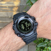 Skmei 1358 Black Smart Watch Compass. Зображення №2