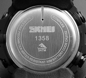 Skmei 1358 Black Smart Watch Compass. Зображення №4