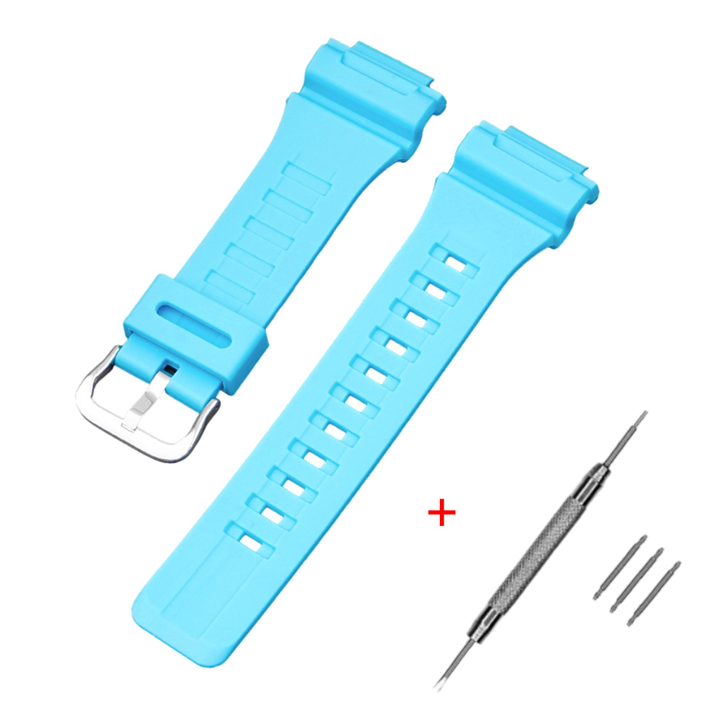 Ремінець для Casio AE-1000W Light Blue SI Ремінець для Casio AE-1000W Light Blue SI